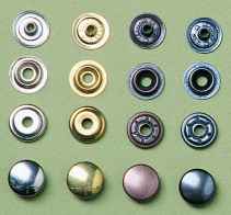 Press Studs Large 13mm Cap (packs of 100) 4 parts - Fittings/Press Studs