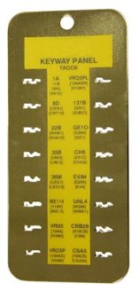 Hook 5397 Keyway Panel General KCA001 - Key Accessories/Key Gauges