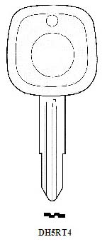 Transponder DH5RT4 Hook 2585 - Keys/Transponder Pods