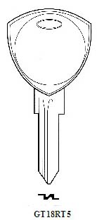 Hook 2599: Transponder GT18RT5 chip included