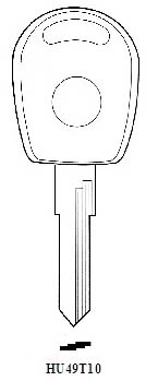 Transponder HU49T10 use pod & chip - Keys/Transponder Pods