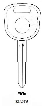 Transponder KIA3RT5 Hook 2619 - Keys/Transponder Pods