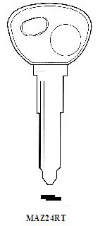 Transponder MAZ24RT5 Hook 2547 & Chip 2570