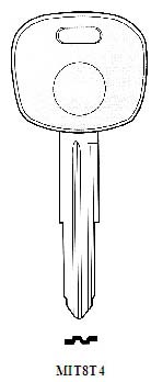 Transponder MIT8T4 Hook 2623 - Keys/Transponder Pods