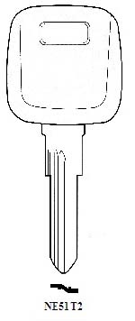 Transponder NE51T2 Hook 2626 - Keys/Transponder Pods