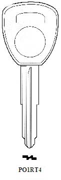 Transponder PO1RT4 Hook 2643 - Keys/Transponder Pods