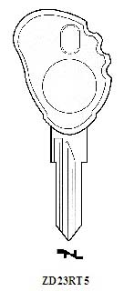 Transponder ZD23RT5 Hook 3127 & 2570 chip