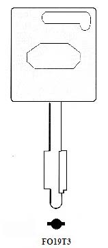 Transponder FO19T3 - Keys/Transponder Pods