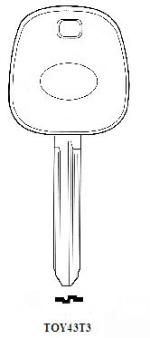 IKS: Transponder TOY43T3 - Keys/Transponder Pods