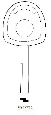 Transponder YM27T2 Hook 2663 - Keys/Transponder Pods