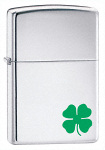 Zippo 24007 A Bit O Luck, High Polish Chrome - Zippo/Zippo Lighters