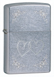 Zippo 24016 Heart to Heart, Street Chrome - Zippo/Zippo Lighters