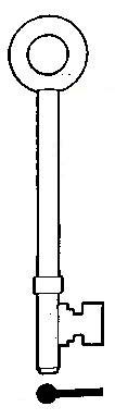 Union RF Precut 25....rst = 130 hook - Keys/Precut Keys