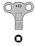 Hook 5189...Radiator Key Precut L359 SK010 - Keys/Precut Keys