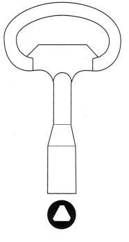 Hook 5184...Spanner Key hd = L351 SK401 - Keys/Precut Keys