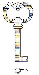 Hook 5200 Fancy Wardrobe HD = SK003 k409 9 gauge - Keys/Precut Keys