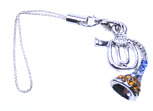 Mobile Phone Charm 1205 Trumpet