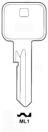 Hook 1637: .hd = ML1 H615 JMA Mi-4d - Keys/Cylinder Keys- General