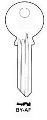 Hook 2509: Yale BY-AF Security Blanks - Keys/Security Keys