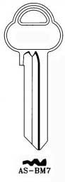 Hook 2280: ASSA AS-BM 5 pin - Keys/Security Keys