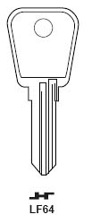 Hook 1071: hd = LF64 H524 Silca LF36 - Keys/Security Keys