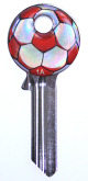 HD Football Fun Keys Red & White