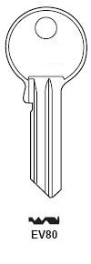 Hook 1694: hd = EV80 SS163 JMA EV-15d - Keys/Security Keys