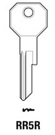 Hook 1255: Silca = RR5R - Keys/Cylinder Keys- Specialist