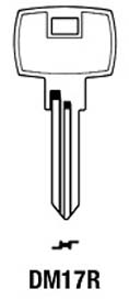 Hook 1265: Silca = DM17R - Keys/Cylinder Keys- Specialist