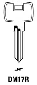 Hook 1265: Silca = DM17R - Keys/Cylinder Keys- Specialist