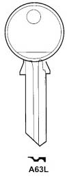 Hook 1656: A63L HD - Keys/Cylinder Keys- Specialist