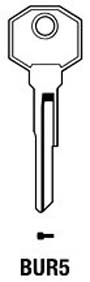 Hook 1672: BUR5 SILCA - Keys/Cylinder Keys- Specialist