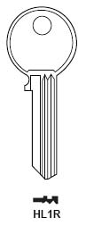 Hook 1706: Silca HL1R XH572 - Keys/Security Keys
