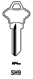 Hook 1762: Schlage SH9 - Keys/Cylinder Keys- Specialist