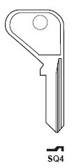 Hook 1764 Squire jma = SQ-4 Silca SQ5 jma = SQ-4 - Keys/Security Keys