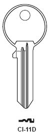 Hook 2047: jma = Ci-11d....HD = XH682 SILCA = CS162 - Keys/Cylinder Keys- Specialist