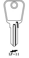Hook 2115: LF-11 JMA - Keys/Cylinder Keys- Specialist