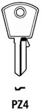 Hook 2139: Silca = PZ4 - Keys/Cylinder Keys- Specialist
