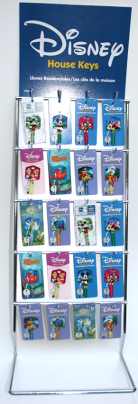 Disney Fun Key Display Board ( 50 assorted keys)