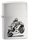 Zippo 200BIKE Motorcycle, Brushed Chrome - Zippo/Zippo Lighters