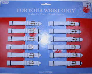 Watch Straps White 501 (F.Y.W.O) (Card 12) - Watch Accessories & Batteries/Lithium Batteries