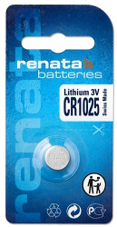 Batteries CR1025 (SINGLES) - Watch Accessories & Batteries/Lithium Batteries