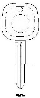 Hook 2520: TP00DAI-1P....empty transponder=HD UP004 - Keys/Transponder Pods