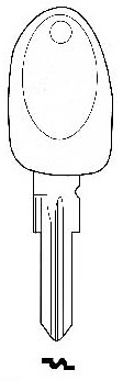 Hook 2527: TP00Fi-13P7....empty transponder....hd = CTP593 - Keys/Transponder Pods