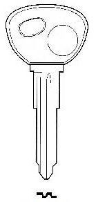 Hook 2546: TP00MAZ-9dP....empty transponder - Keys/Transponder Pods