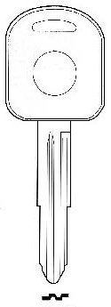 Hook 2561: TP00SUZU-10P1..empty transponder - Keys/Transponder Pods