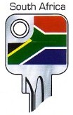 Hook 12740: JMA Flag Keys South Africa U6D - Keys/Fun Keys