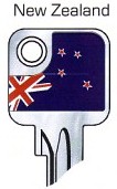 Hook 12731: JMA Flag Keys New Zealand U6D - Keys/Fun Keys