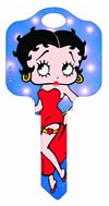 Hook 2889: B5 UL2 Betty Boop & Flash Bulbs Fun Keys - Keys/Fun Keys