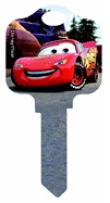 Hook 2890: D25 UL1 Lightning Mcqueen Fun Keys - Keys/Fun Keys